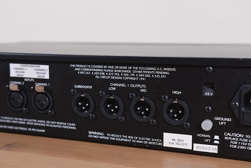 EAW MX800i Electronic Crossover (church owned) CG00JTB | Reverb