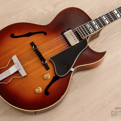 1970s T. and Joodee JP-100 Vintage Archtop L-4C-Style Shiroh Tsuji w/ Dimarzio PAF, Japan image 1