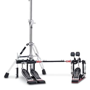 DW DWCP5520 5000 Series Heavy Duty Double-Braced 2 Leg Hi-Hat/Cowbell Combo Stand