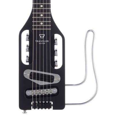 Traveler Guitar Ultra-Light Matte Black Travel Electric Guitar & Case for sale