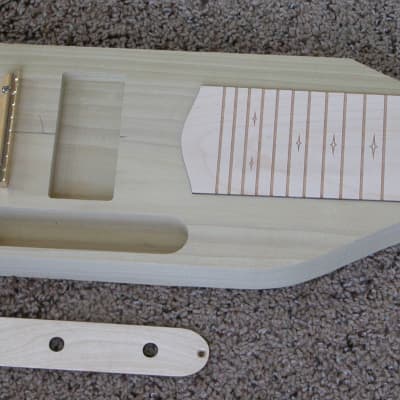 S8-Slide Steel Lap Guitar Kit 25 scale Rogue Replacement DIY Builds  String Through GeorgeBoards™ #2 image 6