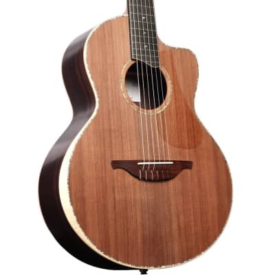 Lowden S50J Nylon Jazz Sinker Redwood / East Indian Rosewood Upgraded with GL Leaf Inlays and 38 Style Abalone Purfling #27709 for sale