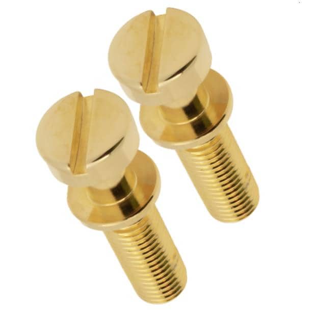 Steel Stop Tailpiece Studs w/ USA (SAE) Threads for Gibson - Gold image 1
