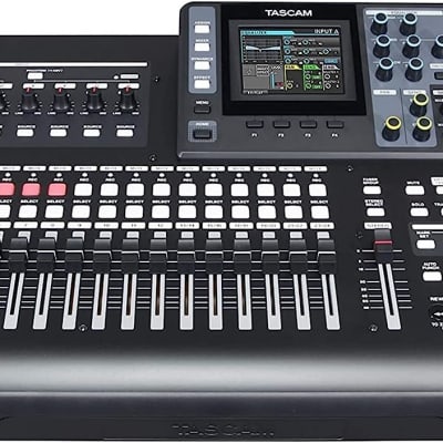 Tascam DP-24SD 24-Track Digital Portastudio Multi-Track Audio Recorder , 8 XLR Inputs, Effects, Mastering, Color Screen image 1