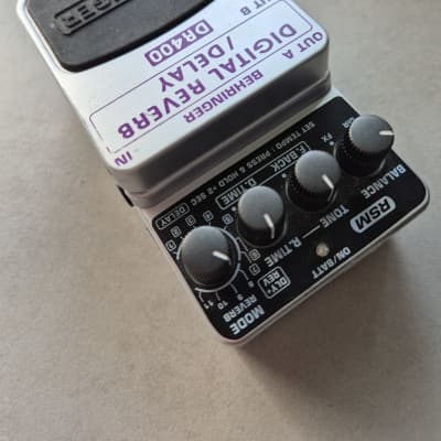 Behringer DR400 Digital Reverb Delay Pedal 2010s - Standard image 3