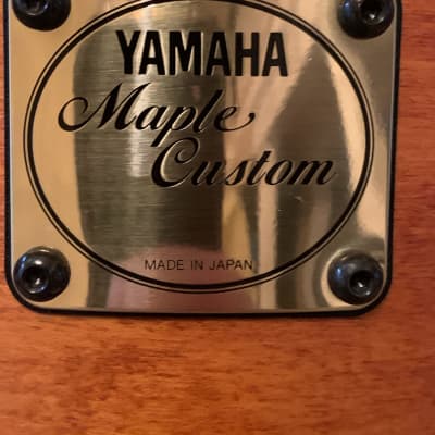 Japan made Yamaha  Custom Maple Drum Set 2000 Maple image 2