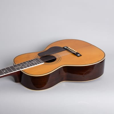 Regal  Concert Size Custom Built Flat Top Acoustic Guitar,  c. 1928, ser. #4041, black hard shell case. image 7