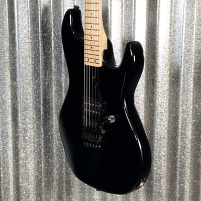 G&L USA Fullerton Deluxe Rampage 24 Jet Black Guitar & Bag #5044 image 7