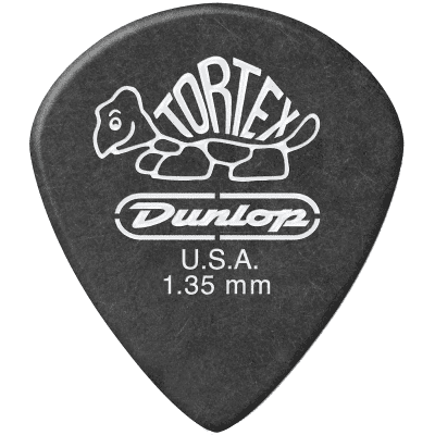 Dunlop 482P135 Tortex Jazz III 1.35mm Guitar Picks (12-Pack)