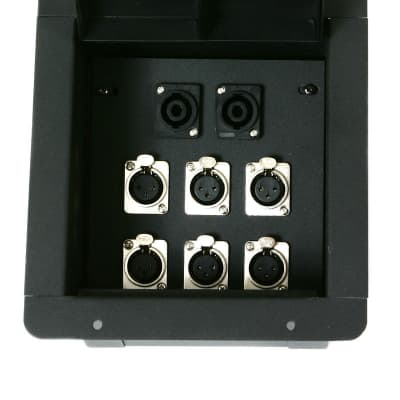 Elite Core Recessed Floor Box with 6 XLR & 2 Speakon Plugs FB6-SP image 1