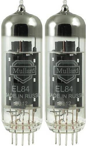 New 2x Mullard EL84 | Matched Pair / Duet / Two | Power Tubes | Free Ship image 1