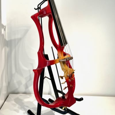 2006 Violectra Phoenix 5 String Cello with Accord Carbon Fibre Hard Case image 1
