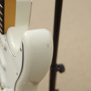 1992 Fender Squier MIJ "Waynes World" 60s Strat in Olympic White image 7