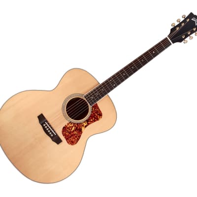 Guild Guild M-120E Acoustic-Electric Guitar In Cherry Red With Deluxe Case  | Reverb