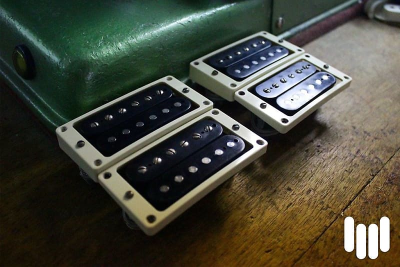 Wizz Pickups Premium Clone PAF Aged Nickel Covers