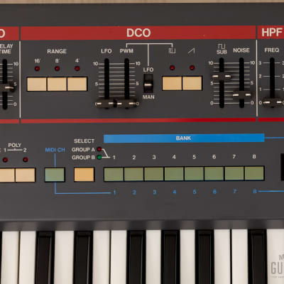 1980s Roland Juno-106 Vintage Analog Synthesizer, Serviced w/ Case image 5