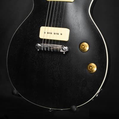 Aria Pro II PE-TR2 Electric Guitar (Black Open Pore) image 3