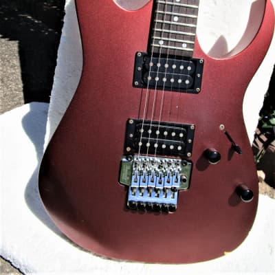 Ibanez RG 320 Guitar, 2000, Korea,  Copper Metallic Finish, Licensed Floyd Rose image 3