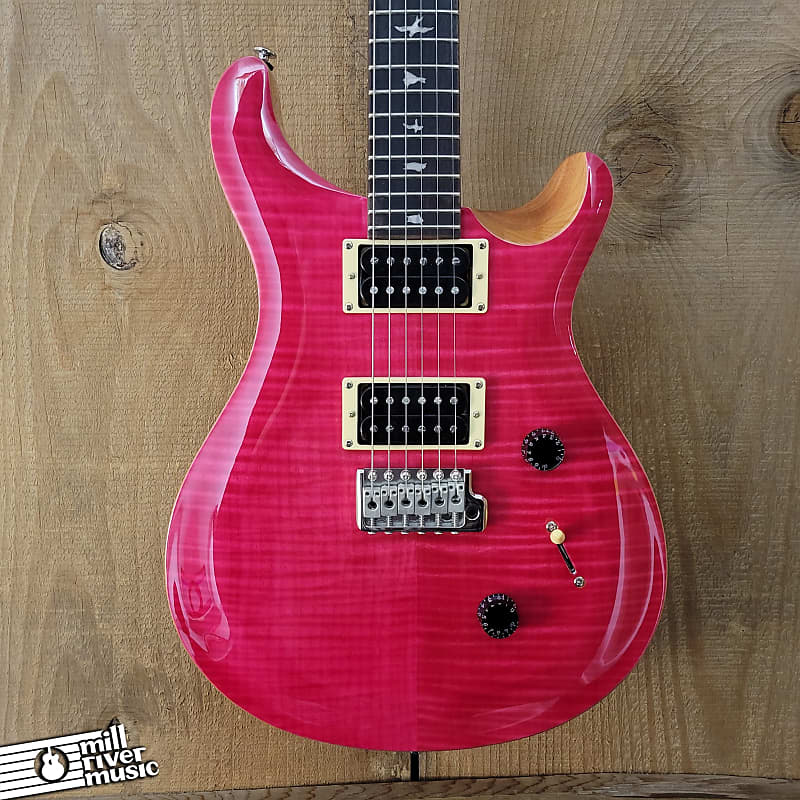 PRS SE Custom 24 Electric Guitar Bonnie Pink w/ Bag Used
