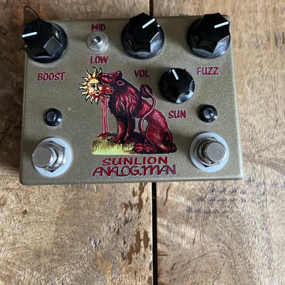Effect Pedal Analog.Man Sun Lion Red Dot On/Off 4Jack | eBay