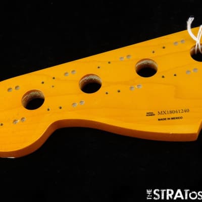 Vintage 50s LACQUER Nitro Fender P BASS NECK Precision Tinted Maple SALE! image 6