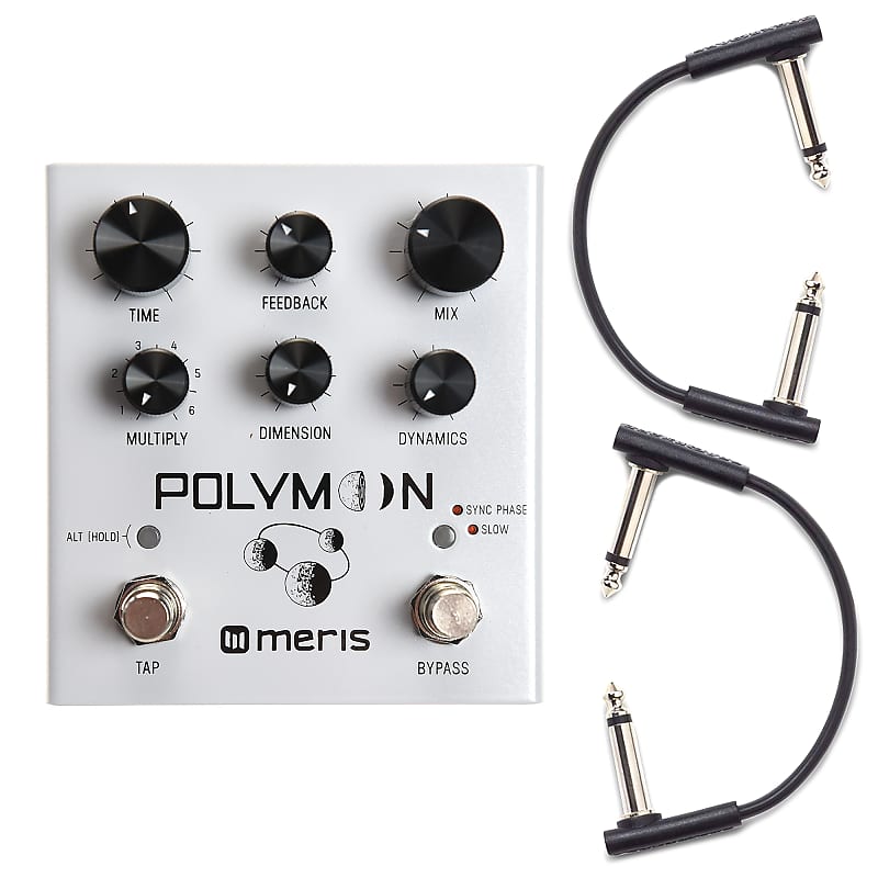 Meris Polymoon Super-Modulated Delay Pedal w/RockBoard Flat Patch Cables  Bundle | Reverb