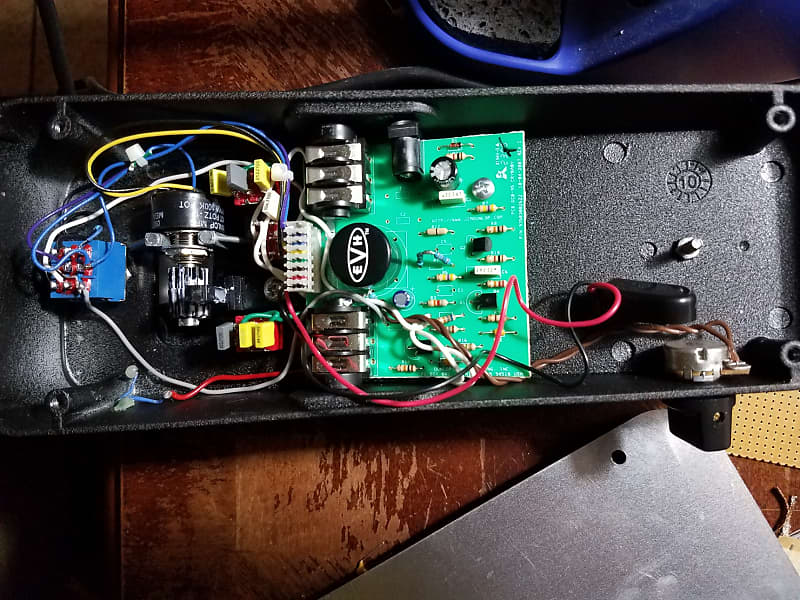 Modified Cry Baby Wah GCB-95 Wah Mods With EVH Wah Inductor Mod, 