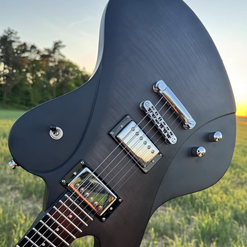 Framus Idolmaker Nirvana trans black left handed lefty lh mahagony fds d-series