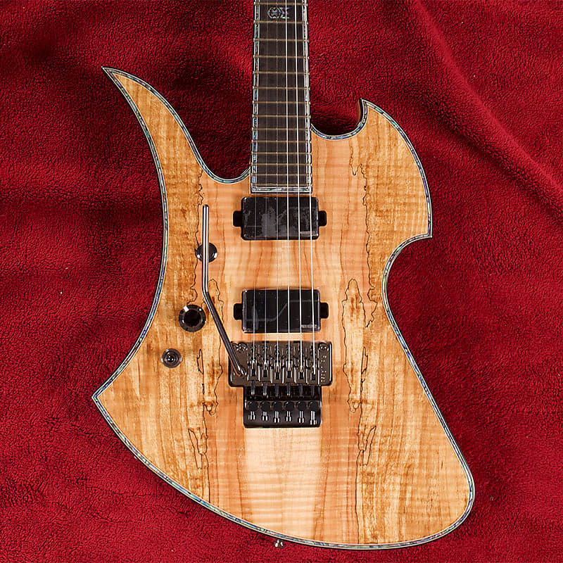 B.C. Rich Mockingbird Extreme Exotic with Floyd Rose Left Hand EXMGFRSMLH 2020 Spalted Maple image 1