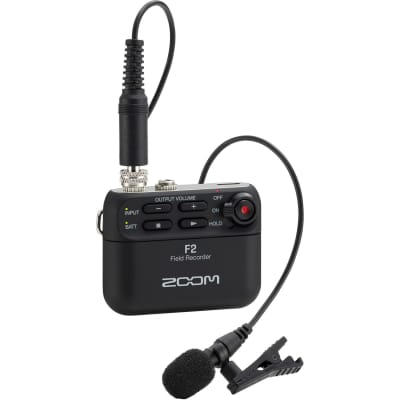 Zoom F2 Portable Field Recorder with Lavalier Microphone image 3