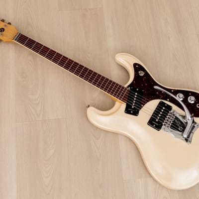 2000s Mosrite Ranger Ventures Model-Style Guitar, Pearl White w/ Vibramute, Fillmore Japan image 12