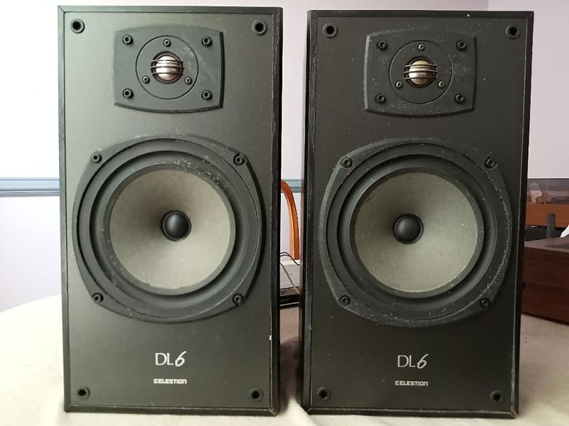 Celestion DL6 large bookshelf speakers in very good condition image 1