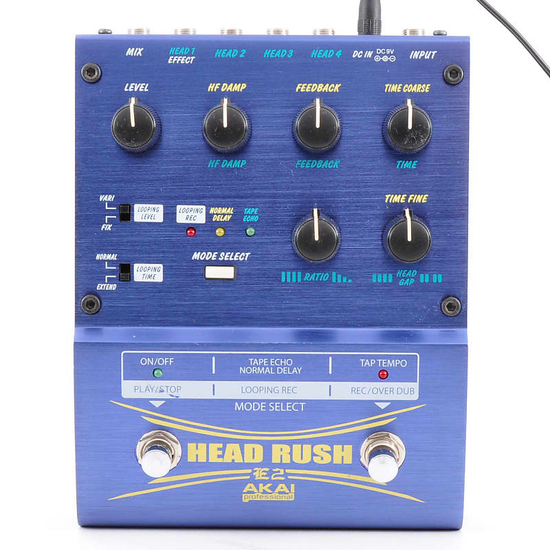 Akai E2 Headrush Tap Delay Tape Echo Looper w/Adapter&Box Effects Pedal  Used From Japan #K20804021100021