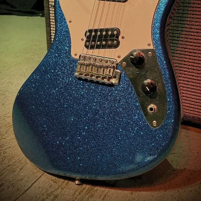 Squier Super-Sonic, Vista series 1997-98 - Blue Sparkle | Reverb