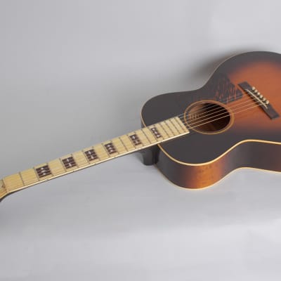 Gibson  L-C Century of Progress Flat Top Acoustic Guitar (1935), ser. #213A-1 (FON), original black hard shell case. image 7