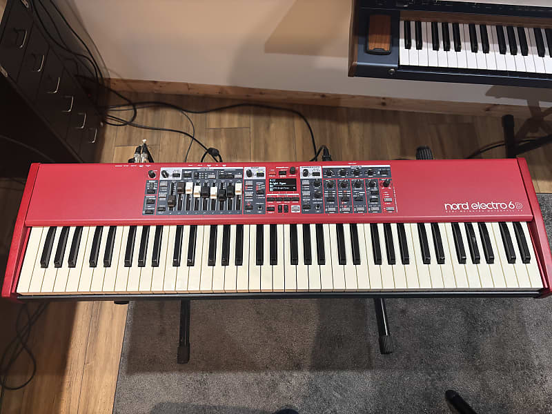 Nord Electro 6D SW73 Semi-Weighted 73-Key Digital Piano 2018 - 2022 - Red image 1