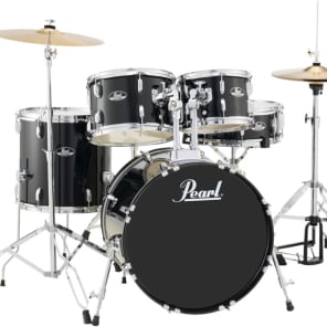 Pearl Roadshow RS505C/C 5-Piece Complete Drum Set with Cymbals - Jet Black image 2