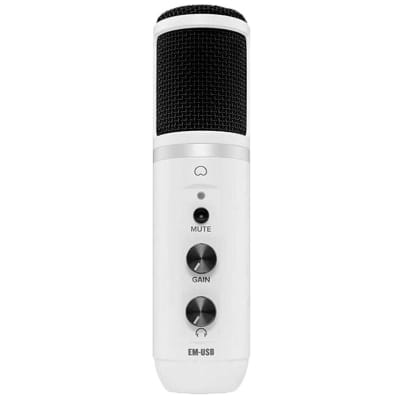 Mackie EleMent EM-USB USB Condenser Microphone Limited Edition White