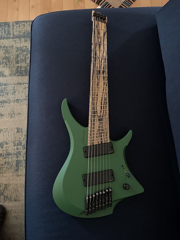 Adversary Guitars Keto Matte Forrest Green 8 String Headless