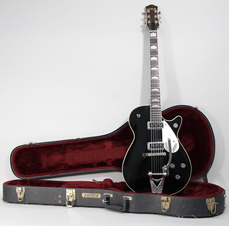 1957 Gretsch Duo Jet Black Refinish Vintage Electric Guitar w/HSC image 1