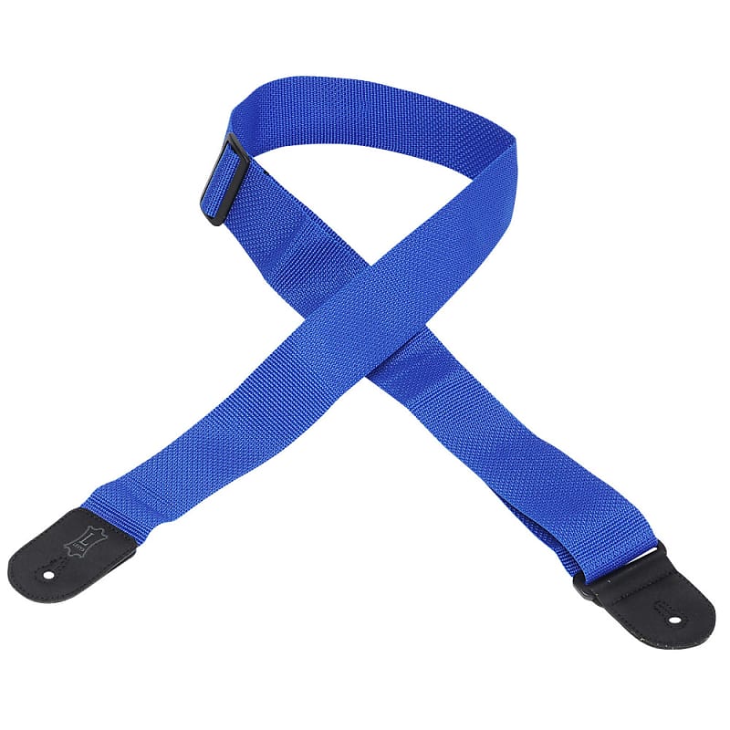 Levy's Leathers - M8POLY-ROY -  2" Wide Royal Blue Polypropylene Guitar Strap. image 1