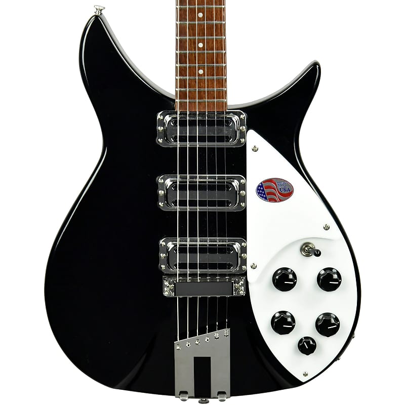 Rickenbacker 350v63 Liverpool Electric Guitar - Jet Glo image 1
