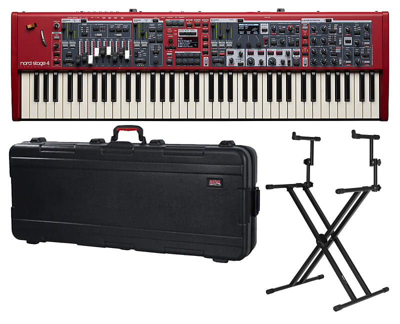 Nord Stage 4 Compact 73-Key Semi-Weighted Keyboard + TSA Case + Stand image 1