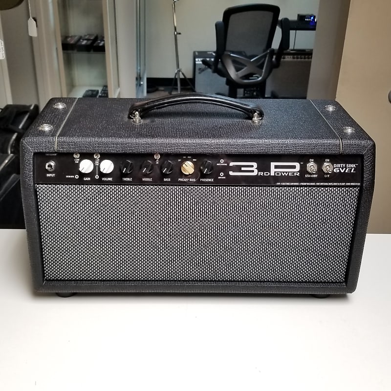 used 3rd Power Dirty Sink 6VEL Tube Amp Head, Excellent Condition with Footswitch & Cover! image 1
