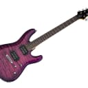 Schecter C-6 Plus Electric Guitar - Rosewood/Electric Magenta - 445
