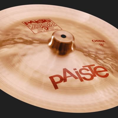 Paiste 2002 18" China Cymbal/New With Warranty/Model # CY0001062618