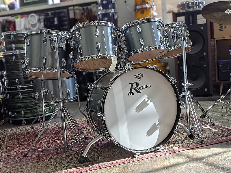 Rogers XP8 6Piece Platinum Drum Set Reverb