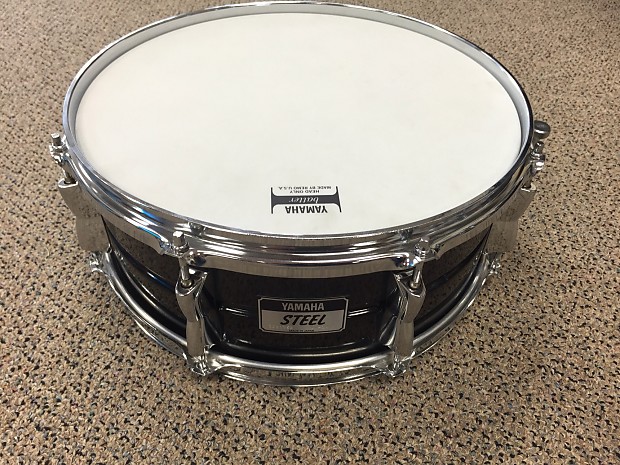 Yamaha SD-2075 Steel Snare Black | Reverb