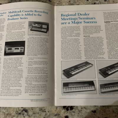 Yamaha Sample & Hold Magazine DX7 DX9 SBG200 SC300T 1984 image 3
