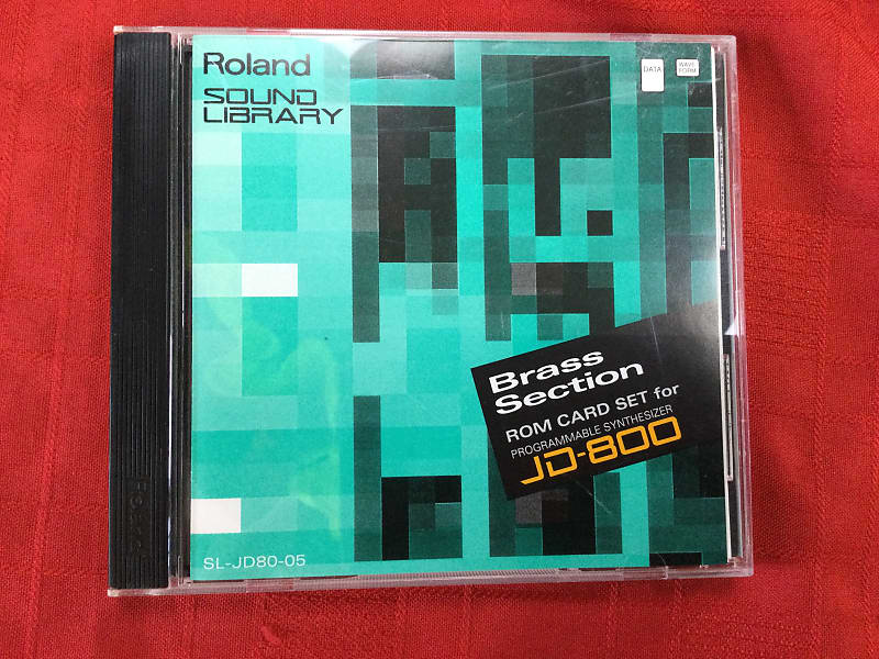得価最新作Roland/ローランド SL-JD80-05 SO-JD80-05 PN-JD80-05 Brass Section ROM CARD JD-800 920511 2AP1-C D719 220203 ローランド